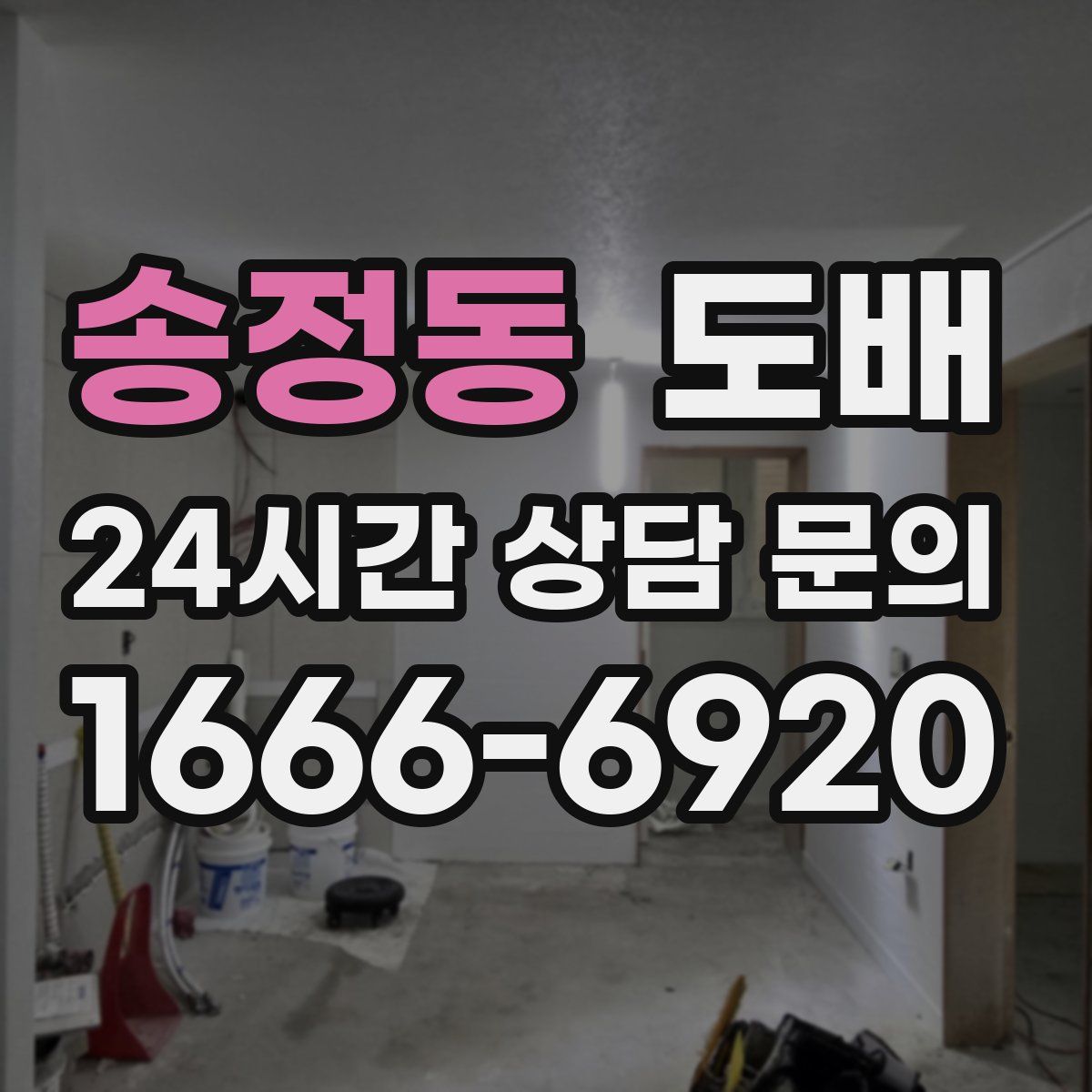 송정동 도배