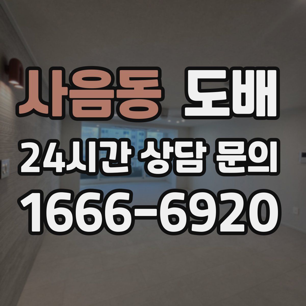 사음동 도배