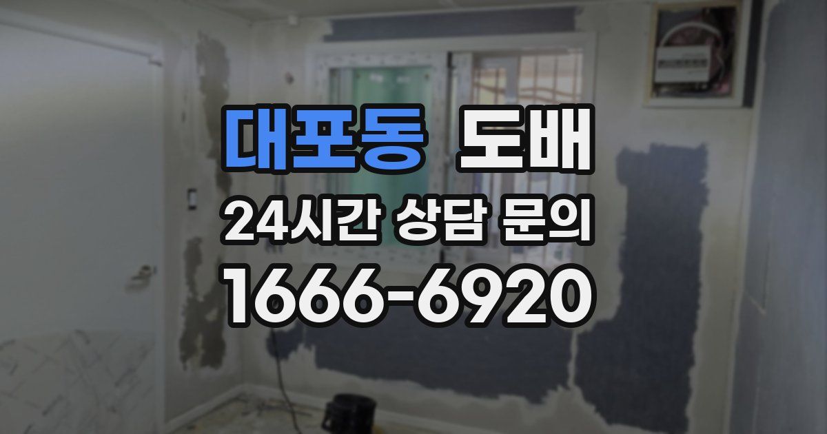 대포동 도배