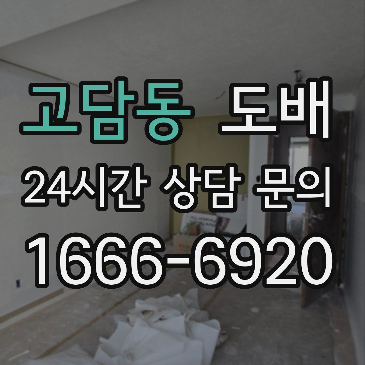 고담동 도배