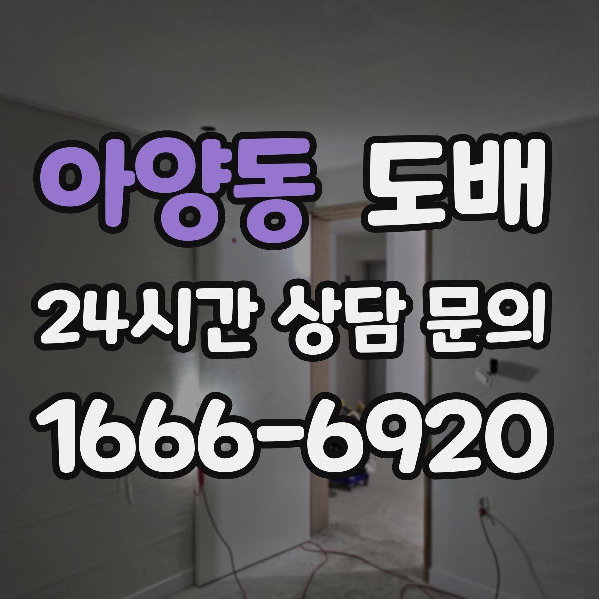 아양동 도배