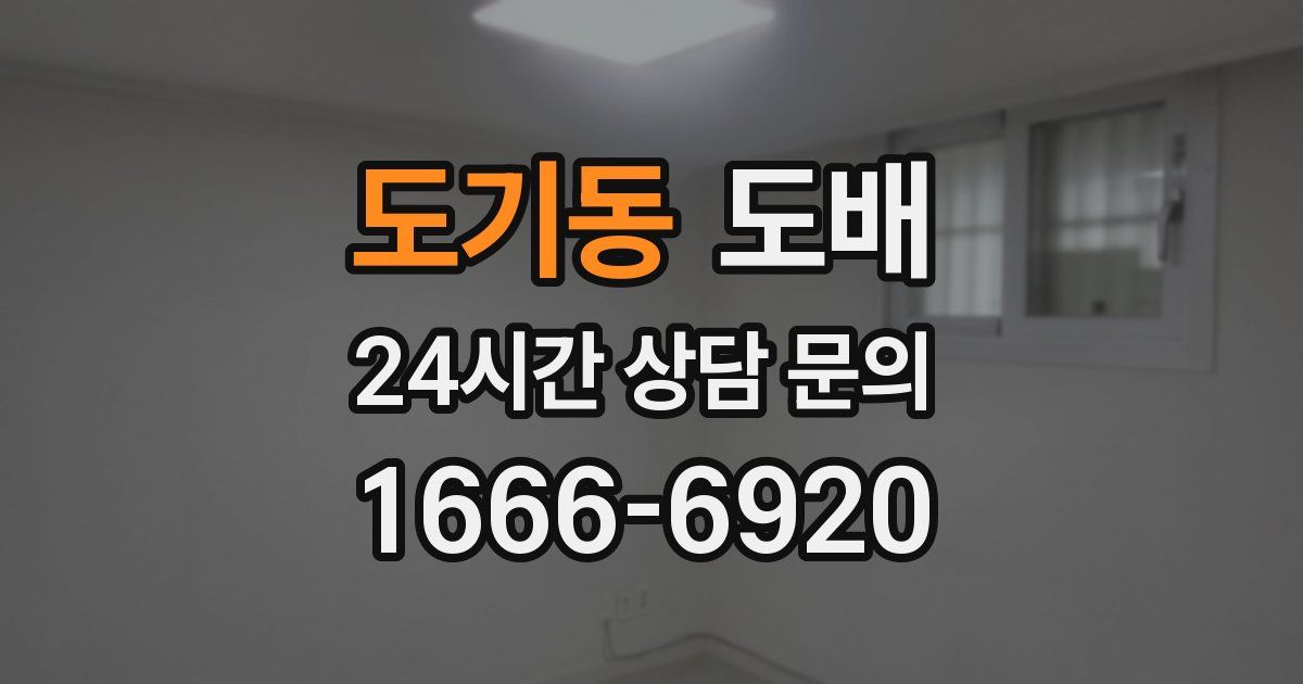 도기동 도배