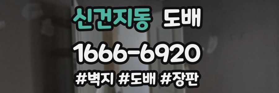 신건지동 도배
