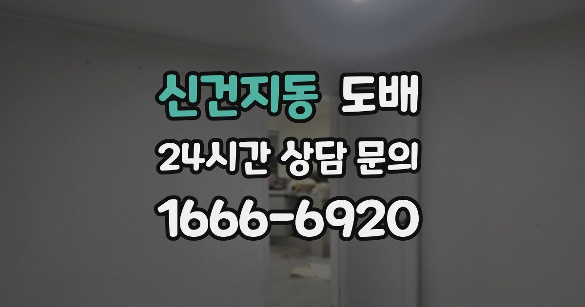 신건지동 도배