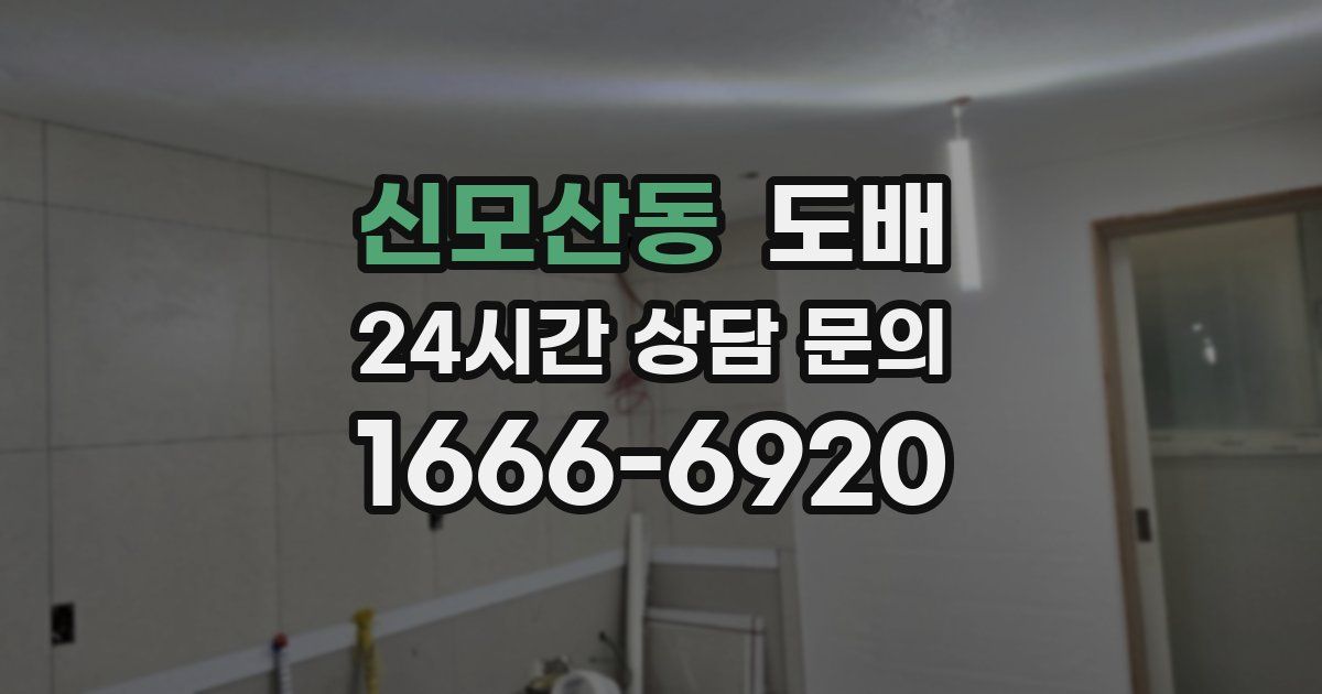 신모산동 도배