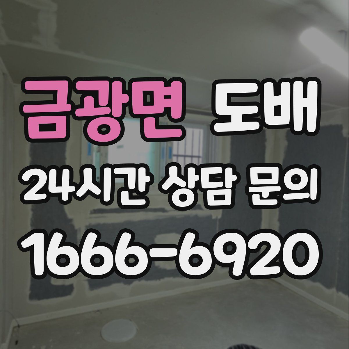 금광면 도배