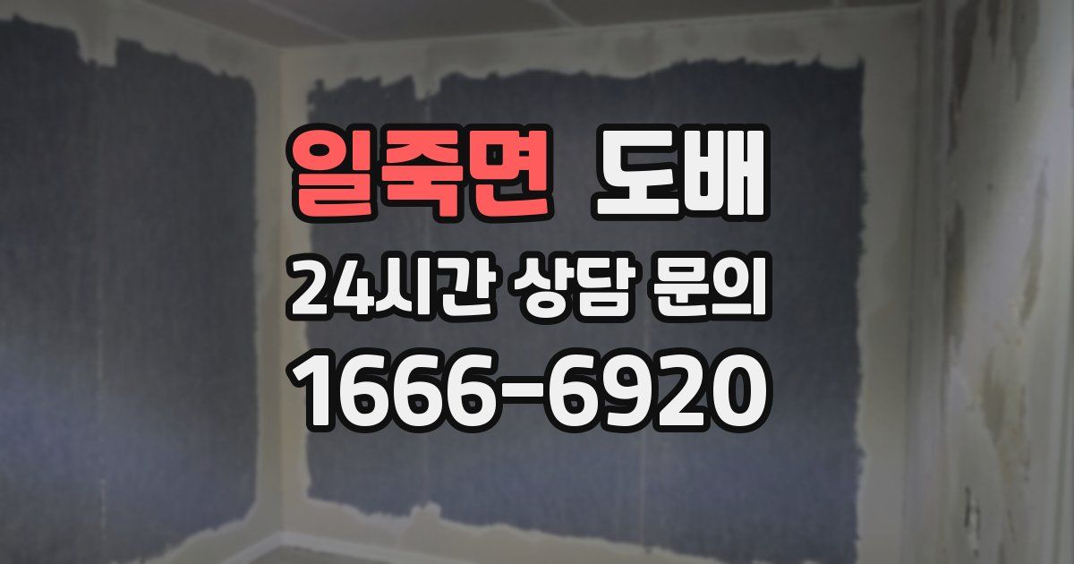 일죽면 도배