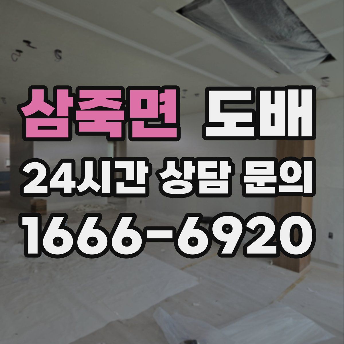 삼죽면 도배