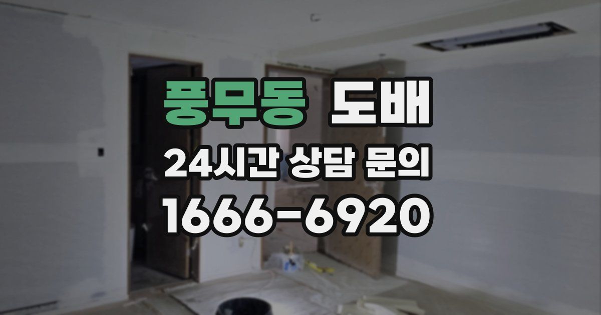 풍무동 도배