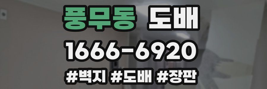 풍무동 도배