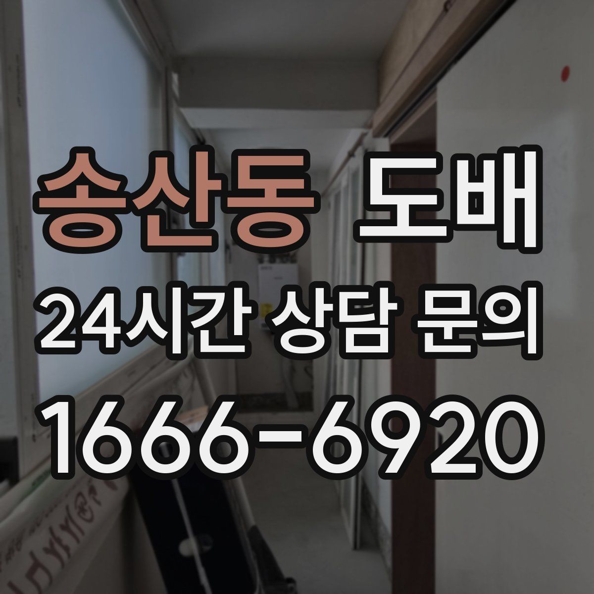 송산동 도배