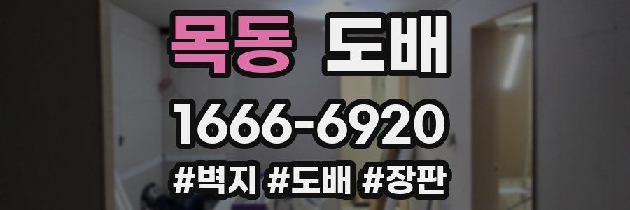 목동 도배