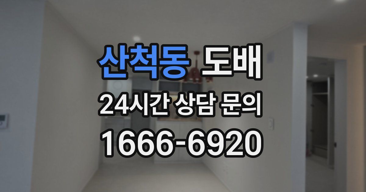 산척동 도배