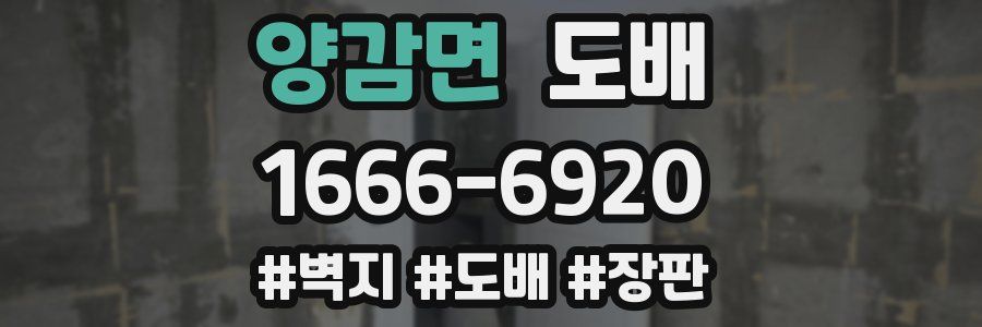 양감면 도배