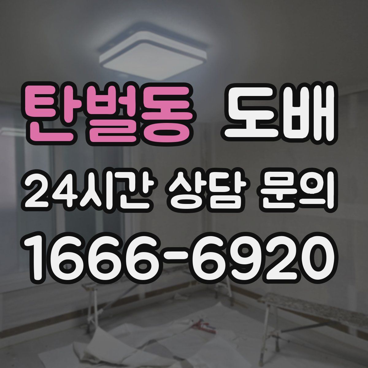 탄벌동 도배