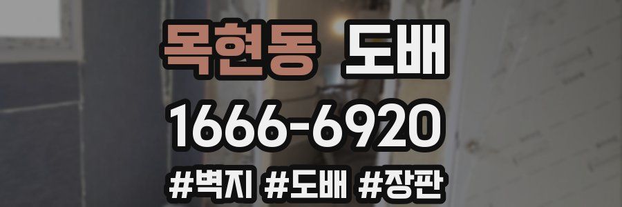 목현동 도배