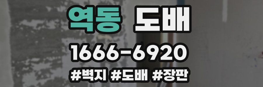 역동 도배