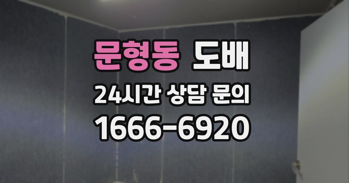 문형동 도배