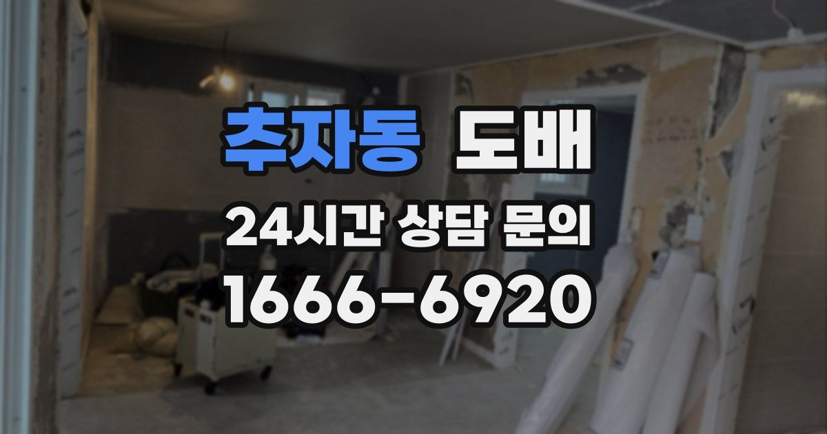추자동 도배