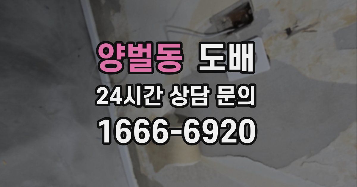 양벌동 도배