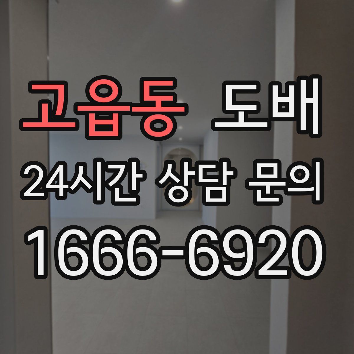 고읍동 도배