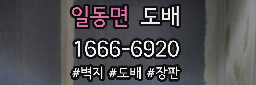일동면 도배