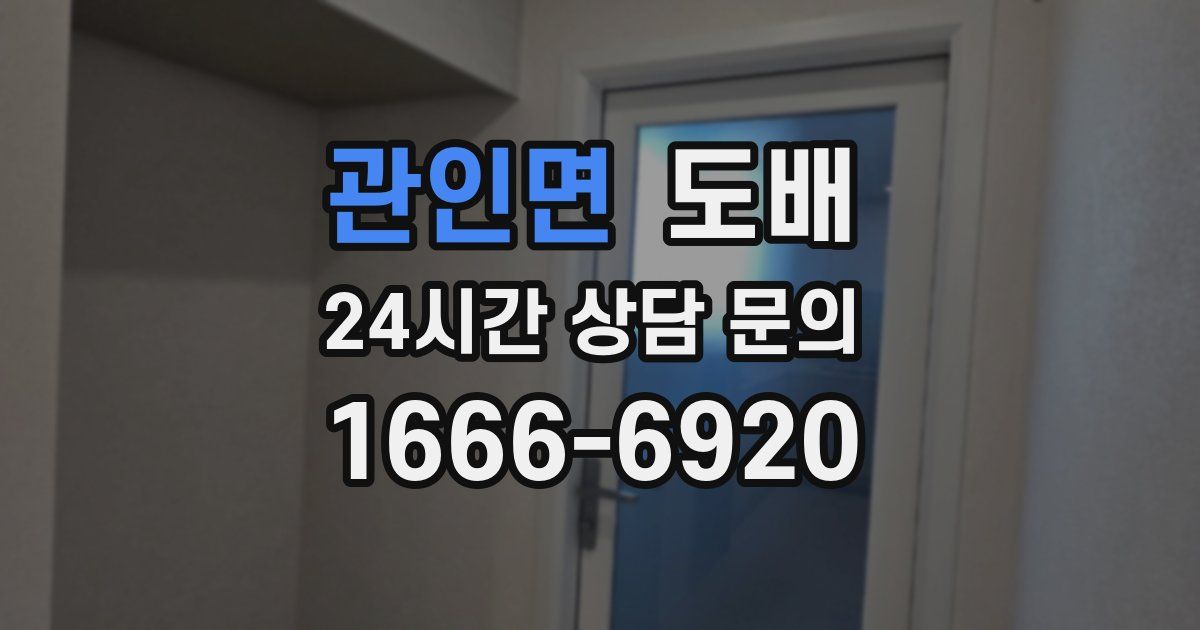 관인면 도배