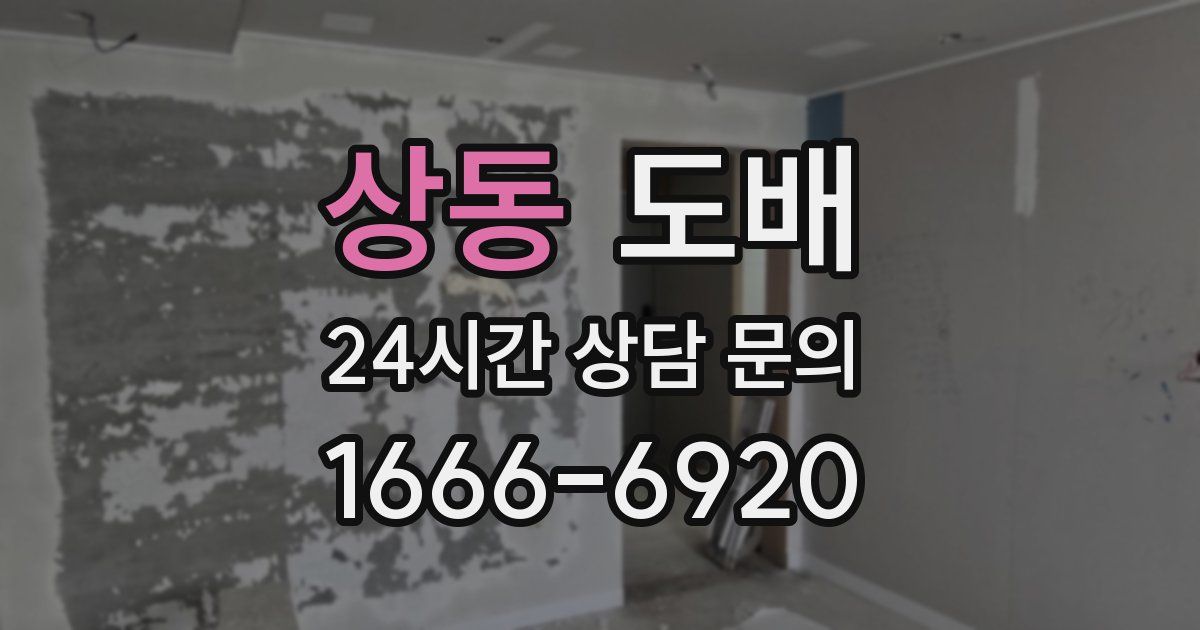 상동 도배