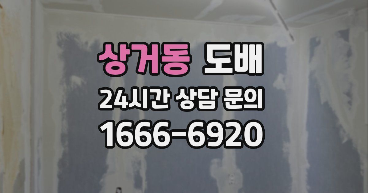 상거동 도배