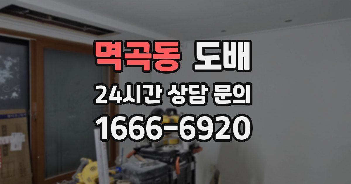 멱곡동 도배