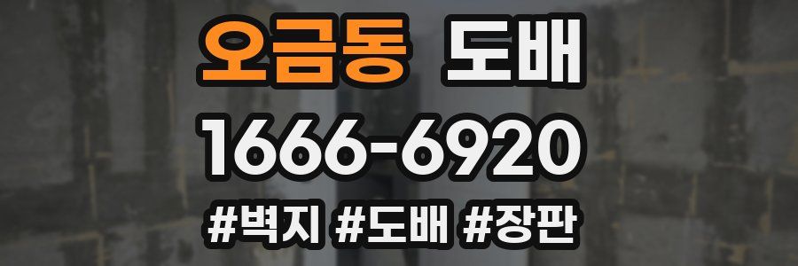 오금동 도배
