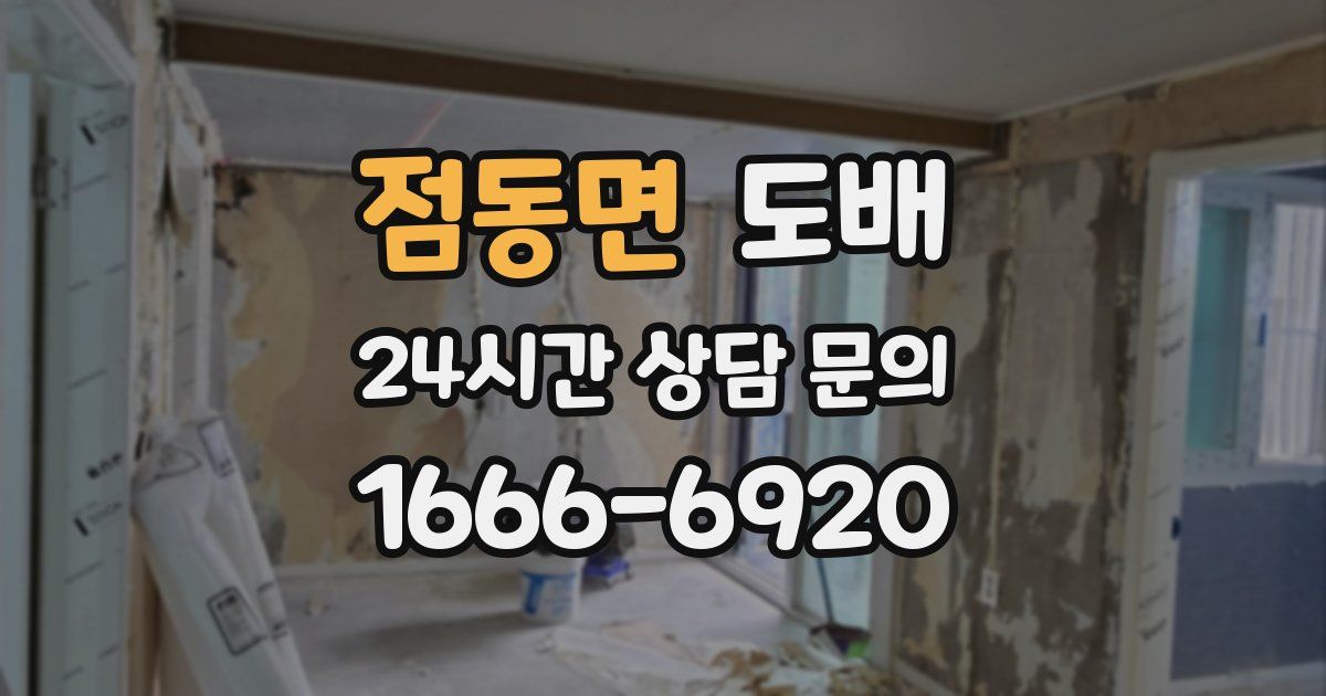 점동면 도배
