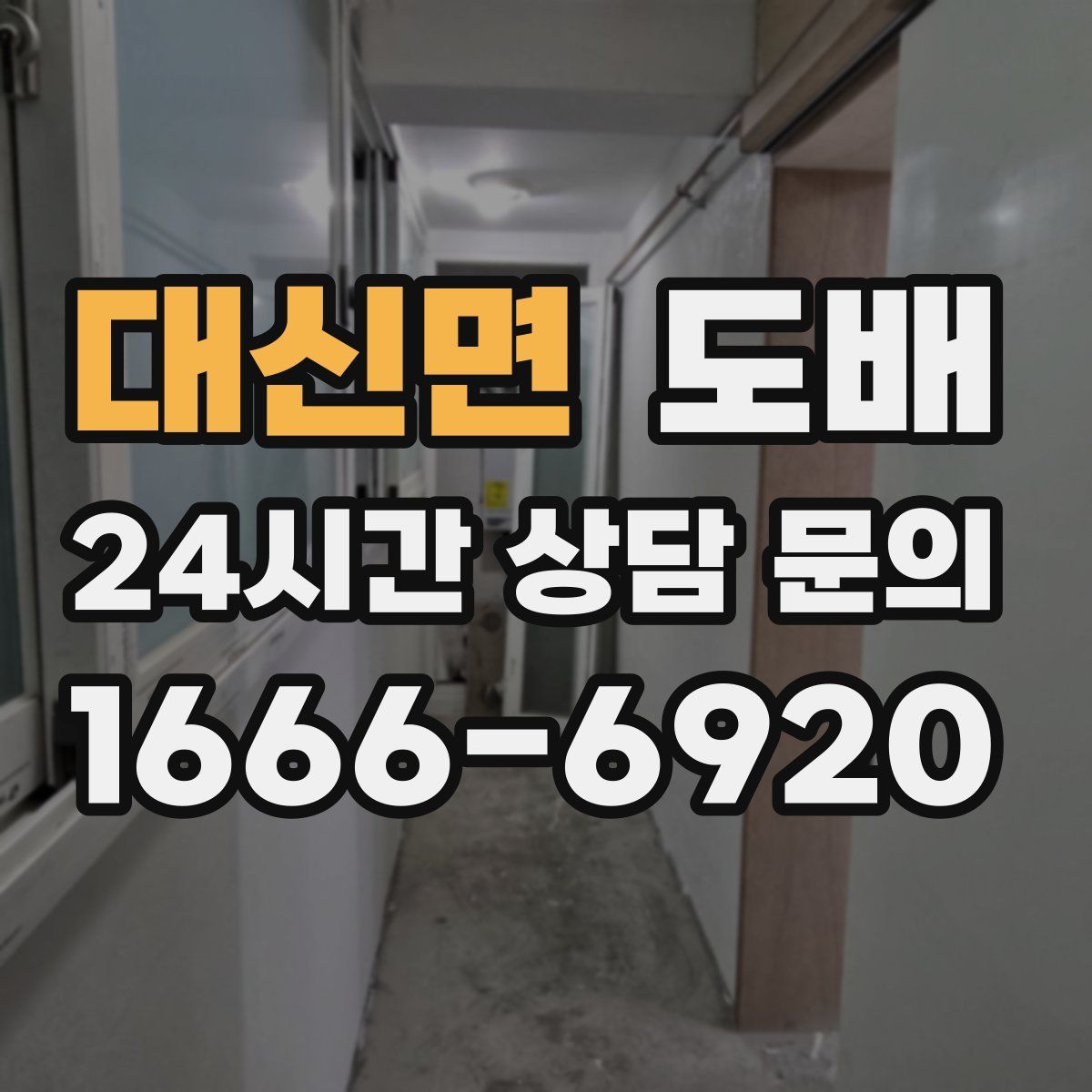 대신면 도배