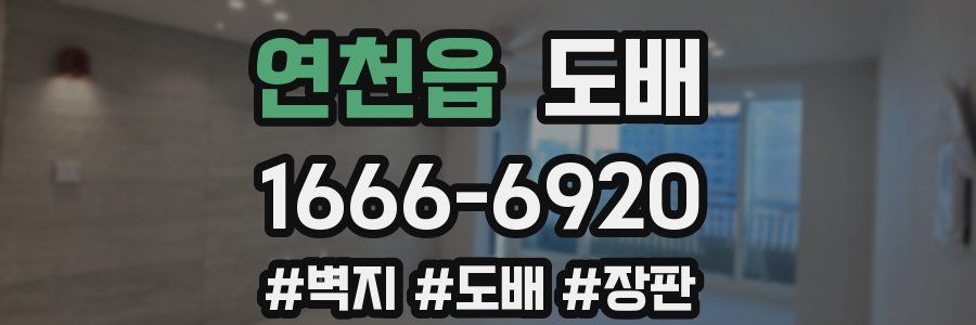 연천읍 도배
