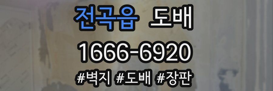 전곡읍 도배