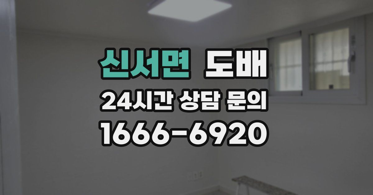 신서면 도배