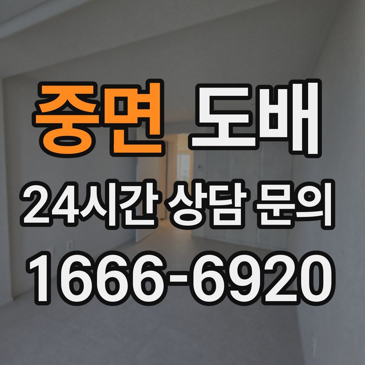중면 도배