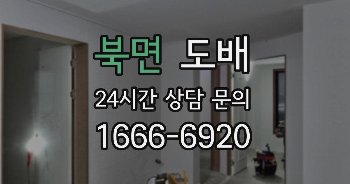 북면 도배