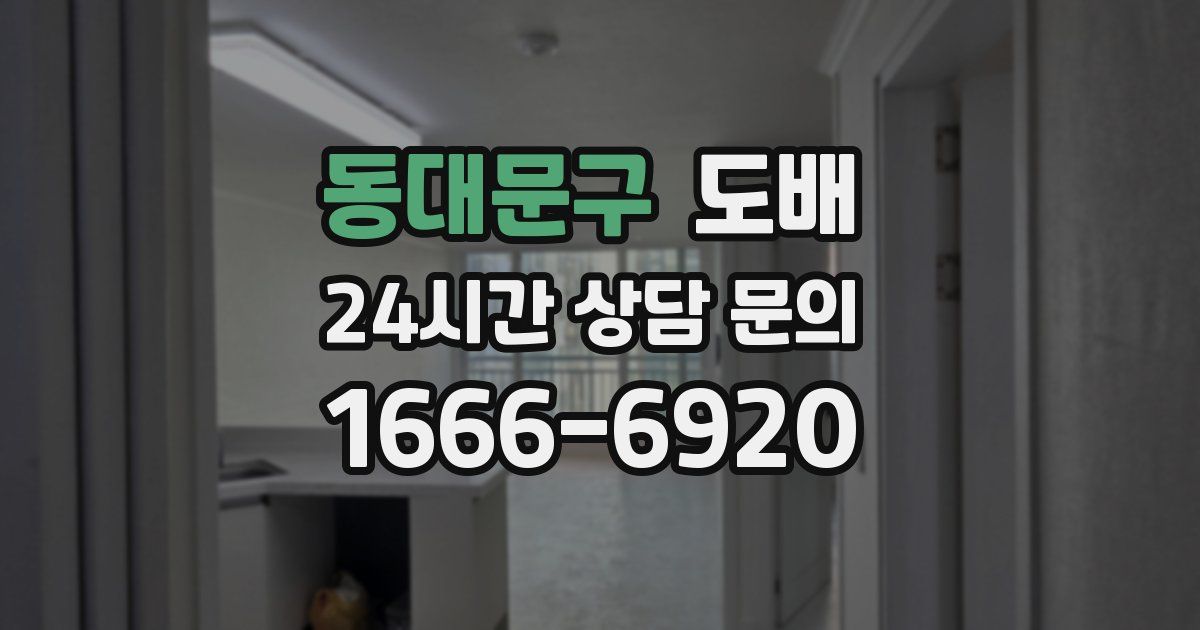 동대문구 도배