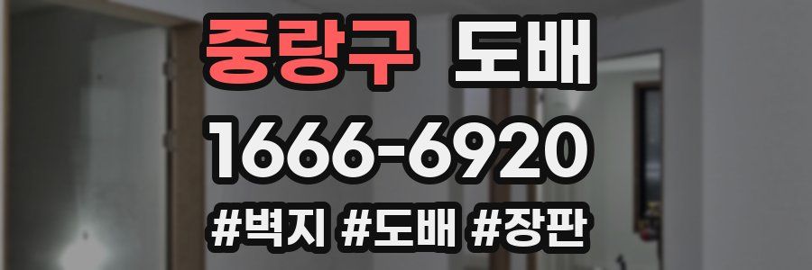 중랑구 도배