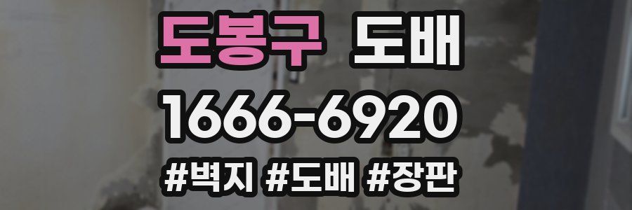 도봉구 도배