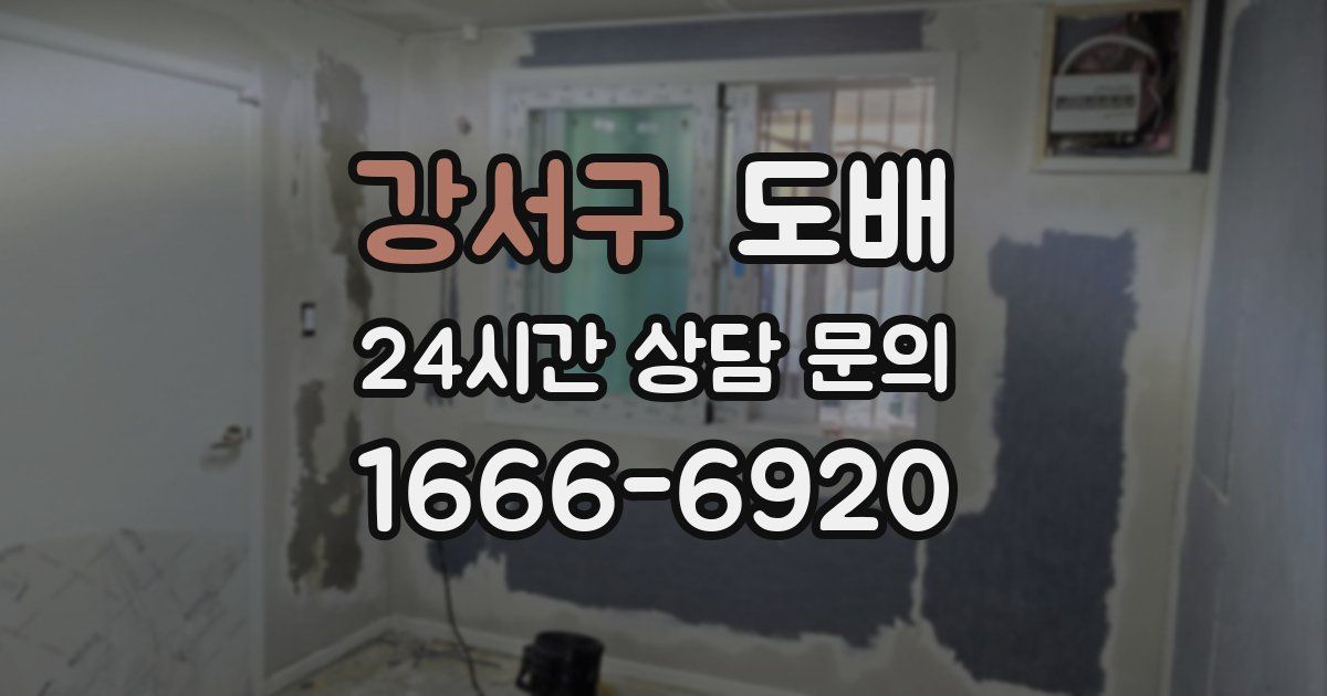 강서구 도배