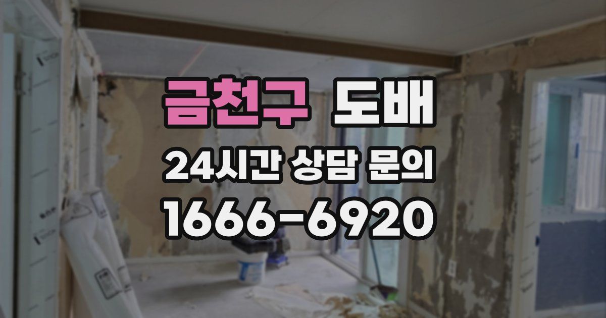 금천구 도배
