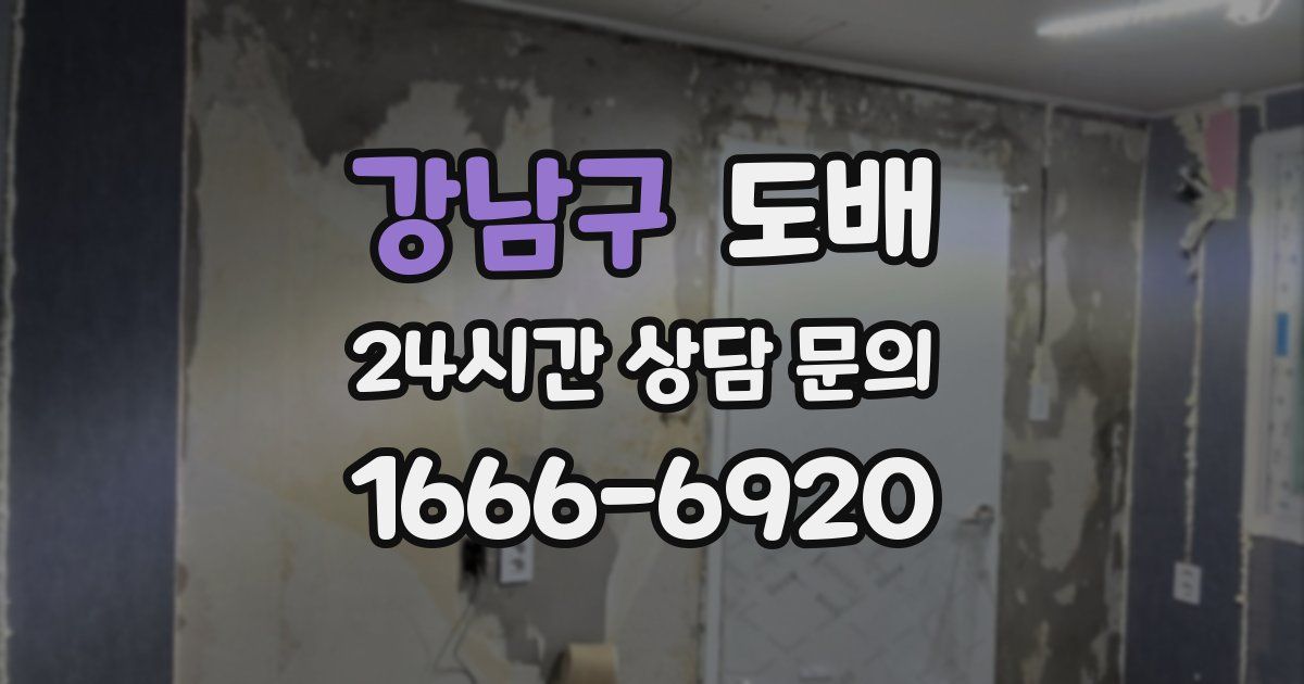 강남구 도배