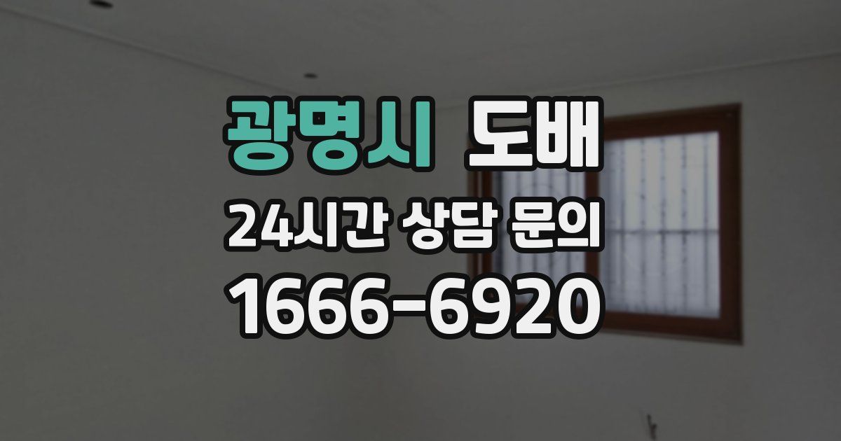 광명시 도배