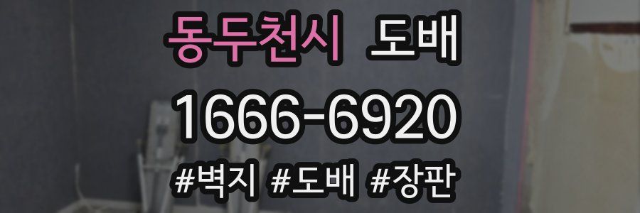 동두천시 도배