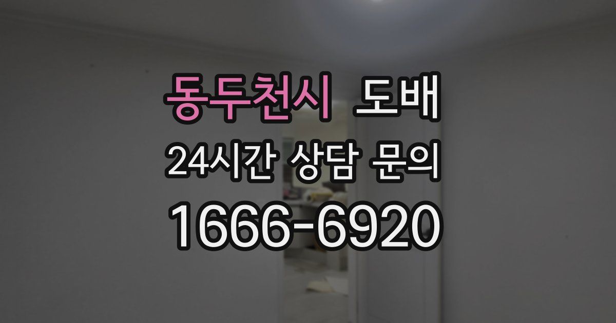 동두천시 도배