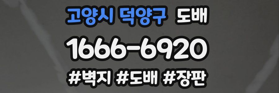 고양시 덕양구 도배