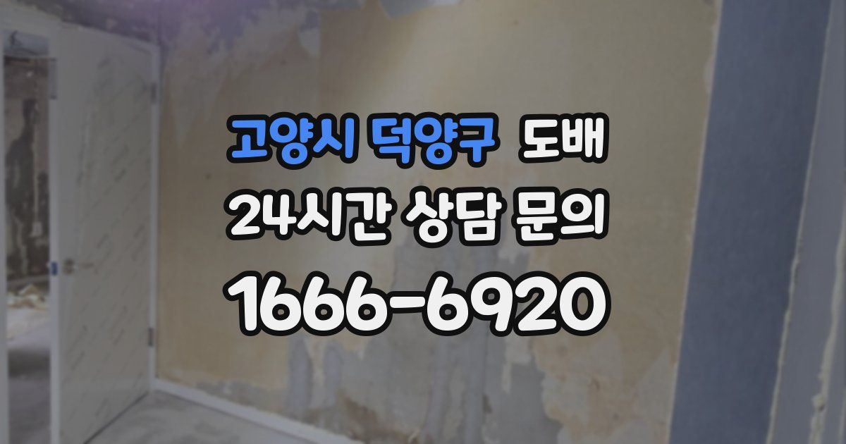 고양시 덕양구 도배