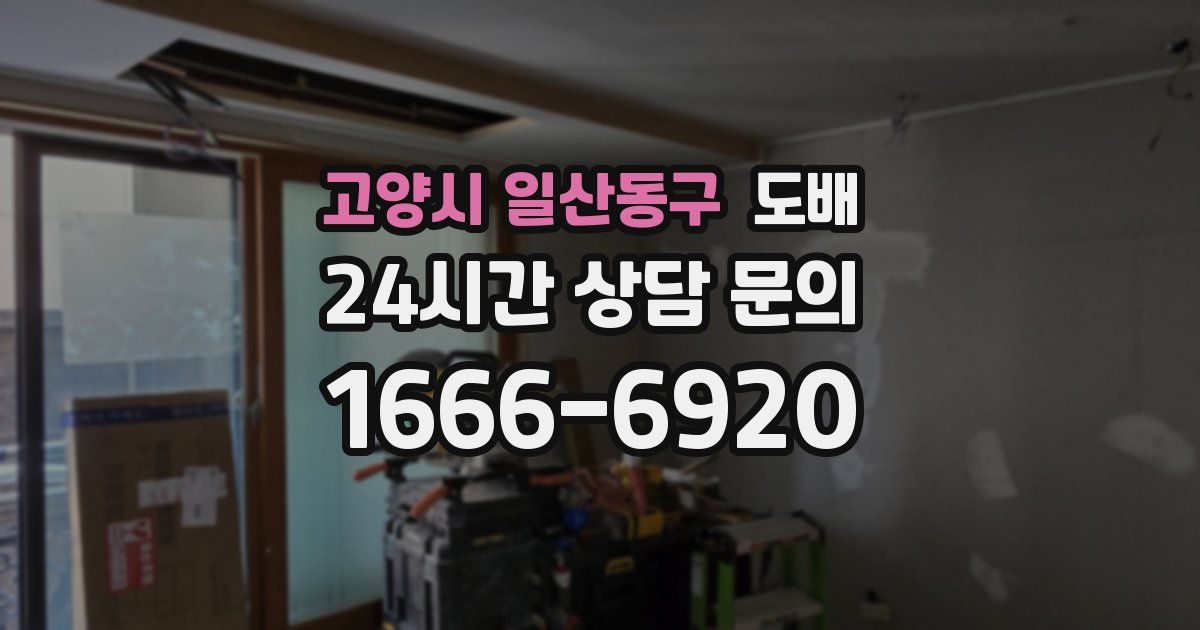 고양시 일산동구 도배